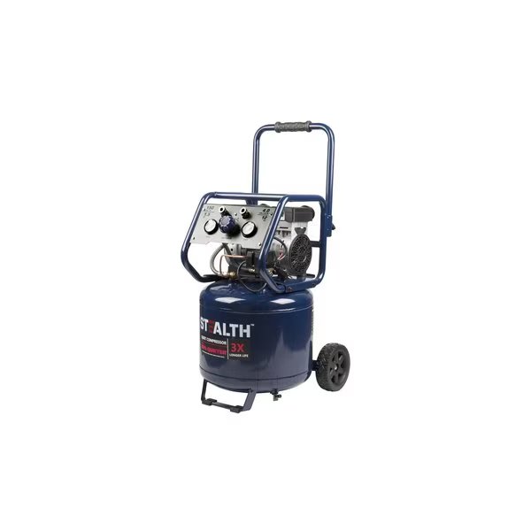 12 Gal, 1.5HP, Quiet, Oil Free, Vertical, Air Compressor. 150 psi, 120 V, Aven, Mfr#: SAQ-11215